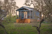 tiny home at Riverwalk RV Resort in Bandera TX