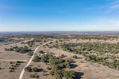aerial view of Texas Hill Country scenic drives